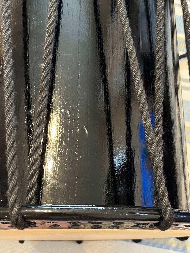 諏訪工芸 かつぎ桶太鼓 1.5尺 輪粋胴 黒