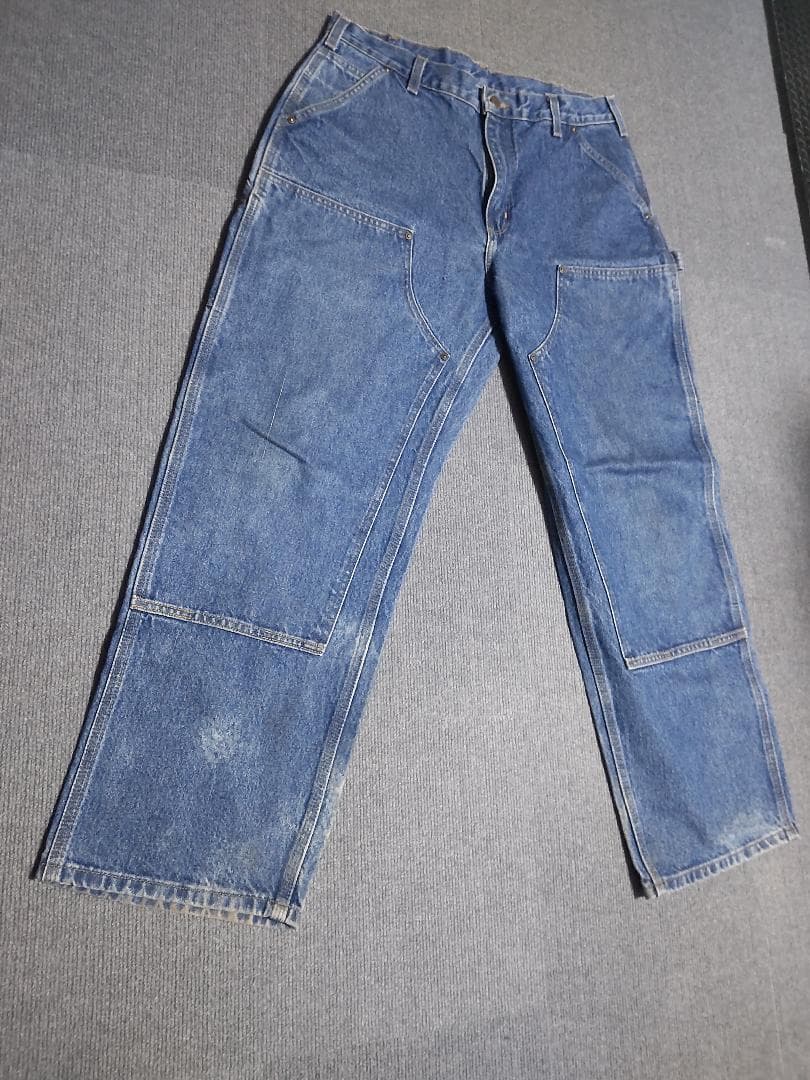 W36×Ⅼ30 Carhartt カーゴパンツ デニム