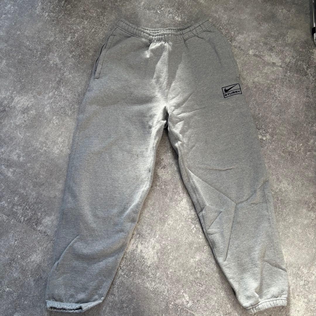 Nike x Stussy スウェットセットアップ　グレー