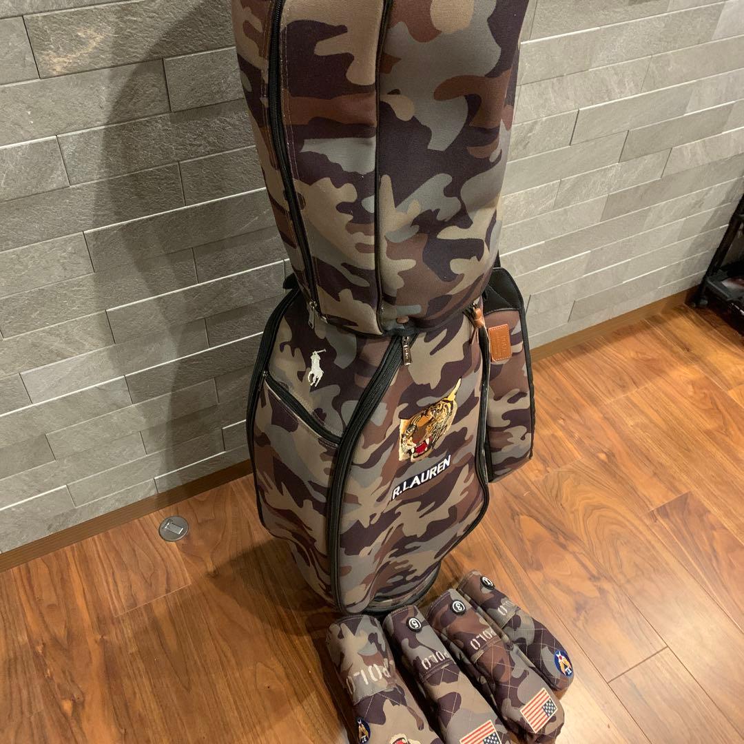 キャディバッグ ラルフローレン ヘッドカバーセット - メルカリ