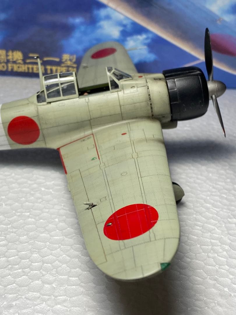 完成品 零式艦上戦闘機21型 空母 瑞鶴所属撃墜王 岩本