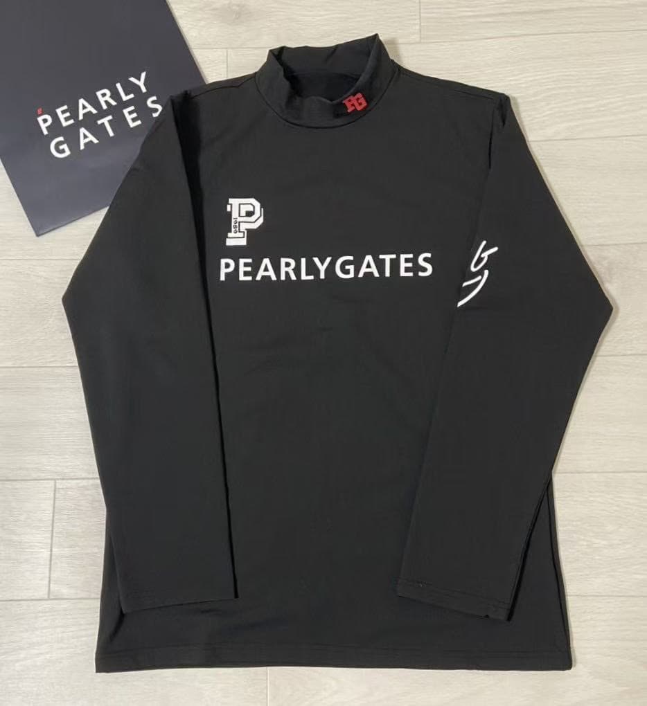 新品 新商品 日本正規品 パーリーゲイツ 吸水速乾 裏起毛 黒 6 XLL