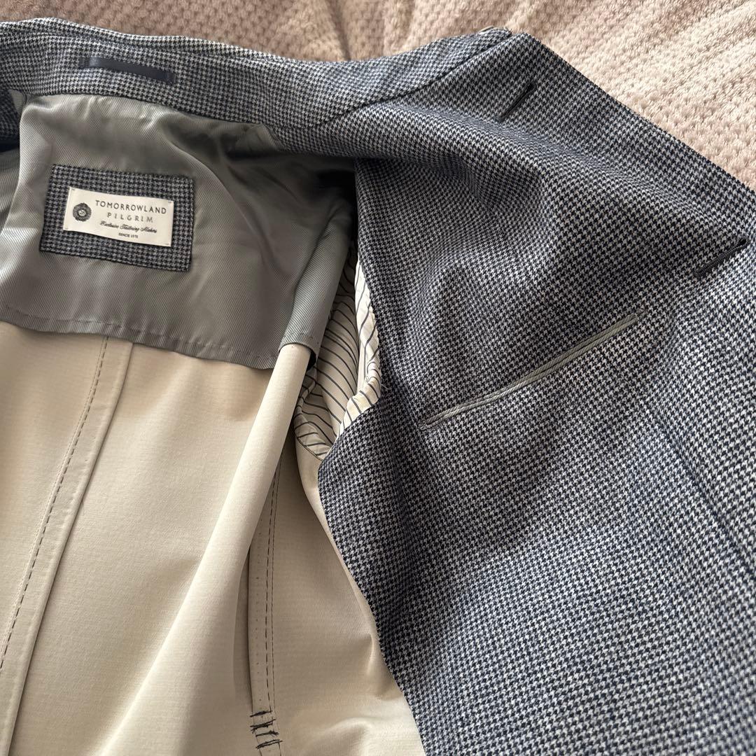 Tomorrowlandステンカラーコート グレー