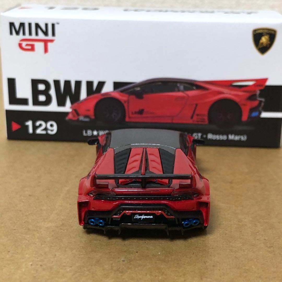 MINI GT ミニGT LBWK ランボルギーニ ウラカンGT ロッソマーズ - メルカリ