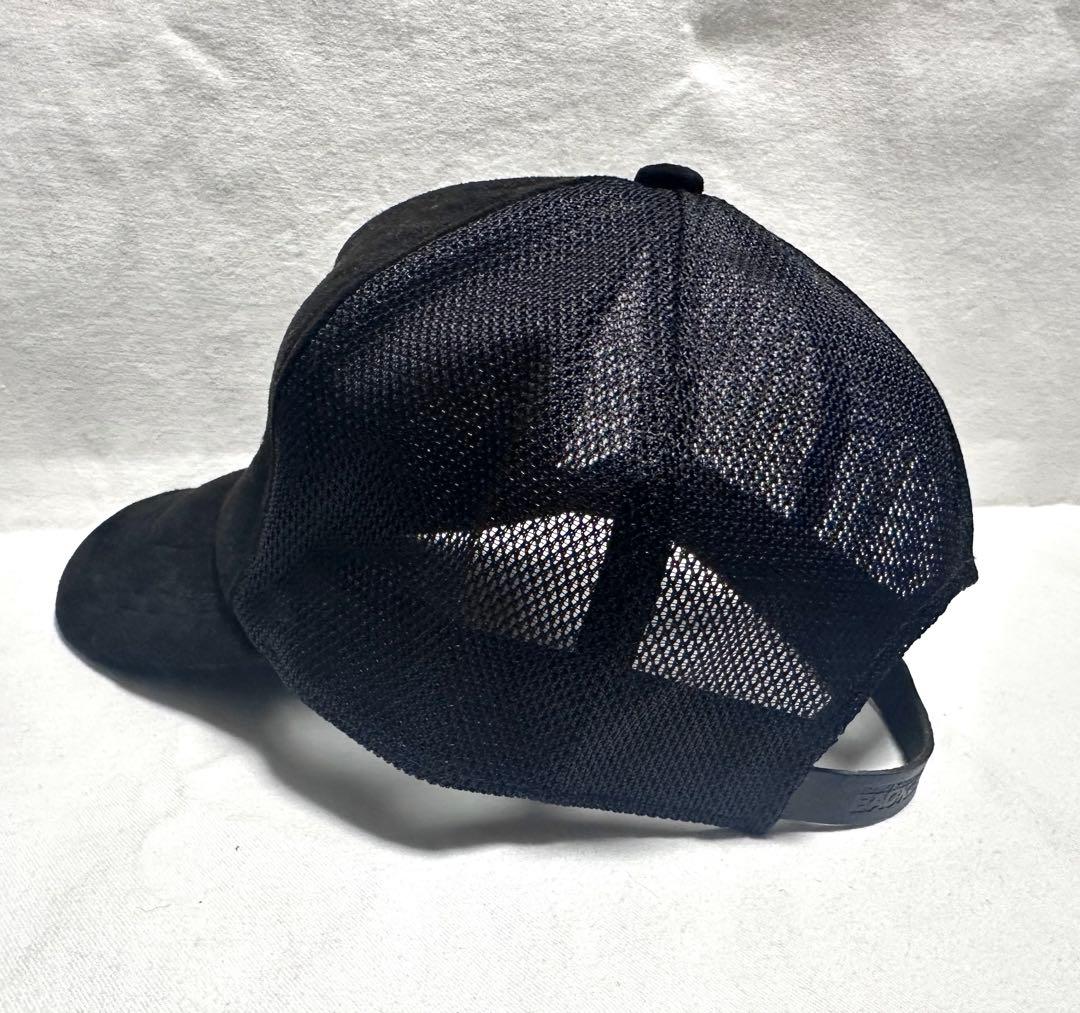 新品BACKLASHカンガルースエード刺繍メッシュキャップ/バックラッシュ