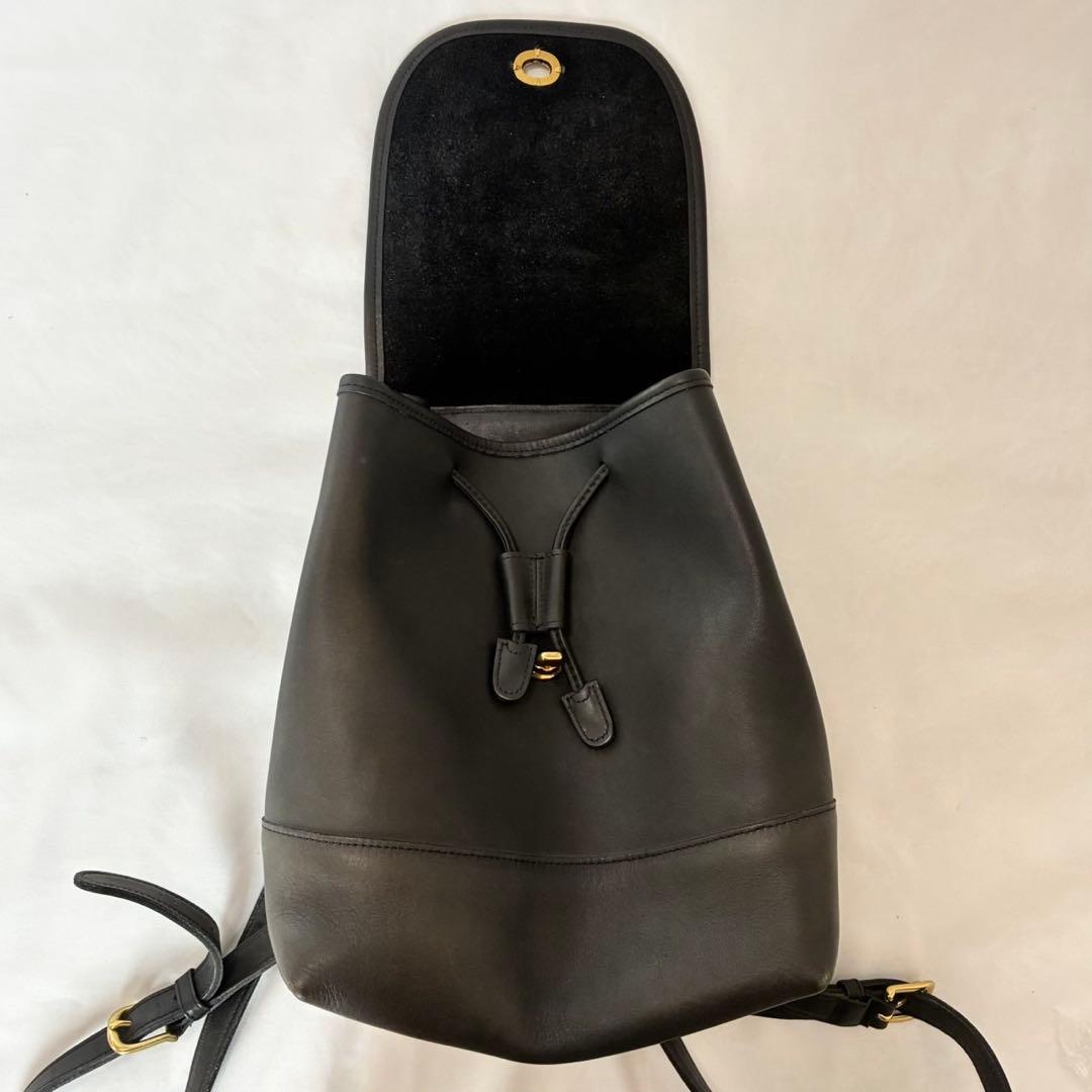 【美品】オールドコーチ 9791 ターンロック リュックサック レザー 肩掛け