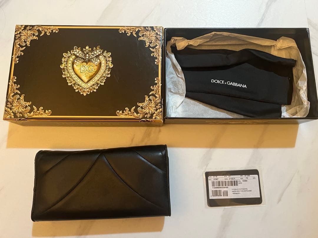 ドルチェ & ガッバーナDevotion長財布　マトラッセ