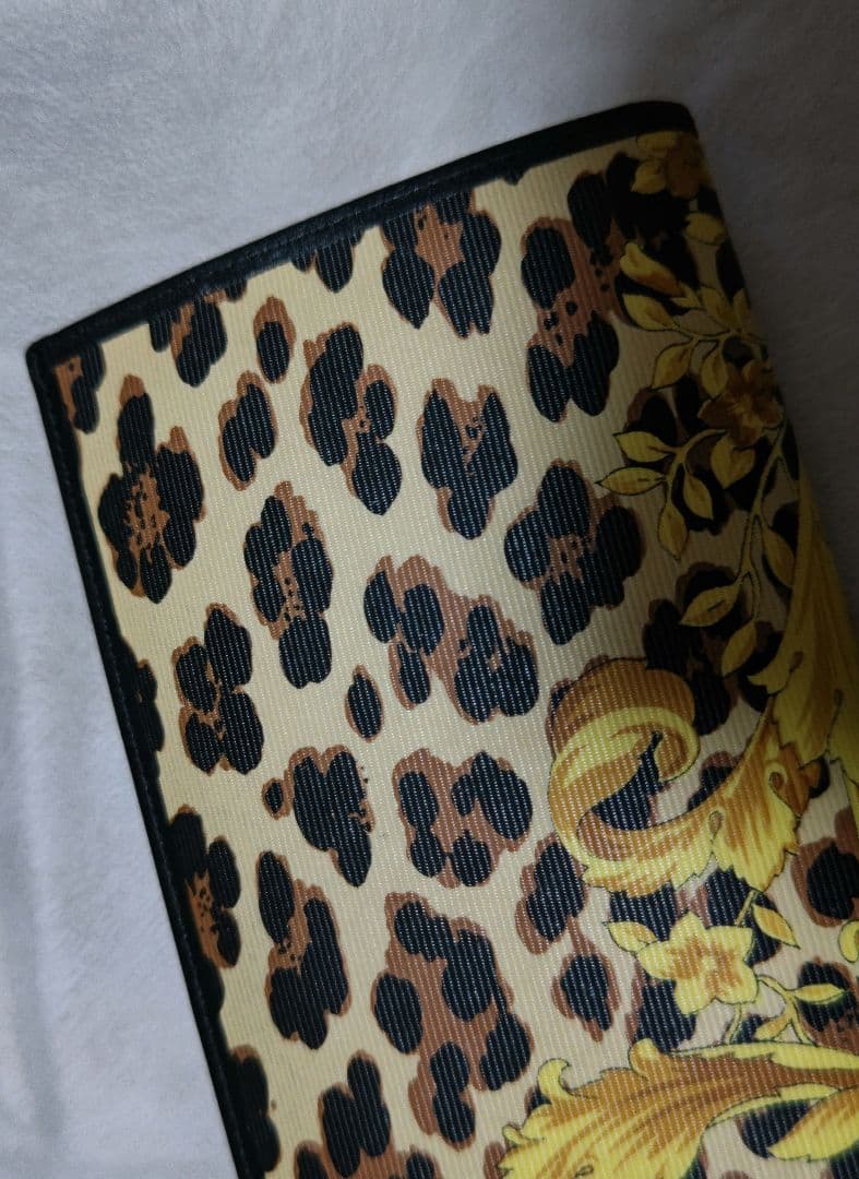 ヴェルサーチ、レオパード長財布、ビンテージ