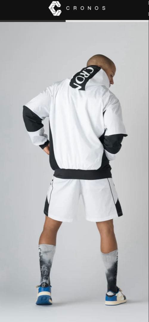 CRONOS ジャージ ホワイト/ブラック - メルカリ