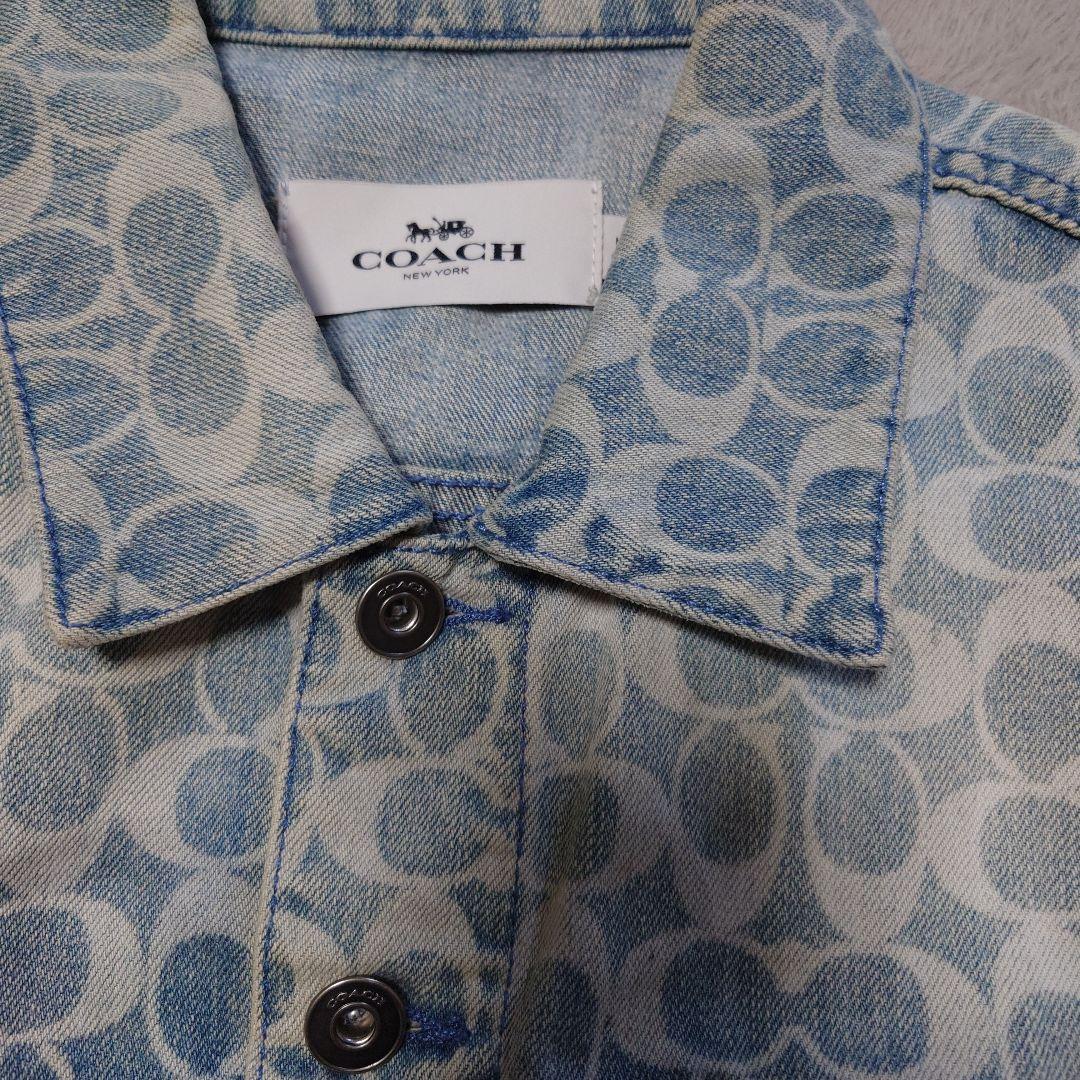 COACH デニムジャケット ブルー・ホワイト