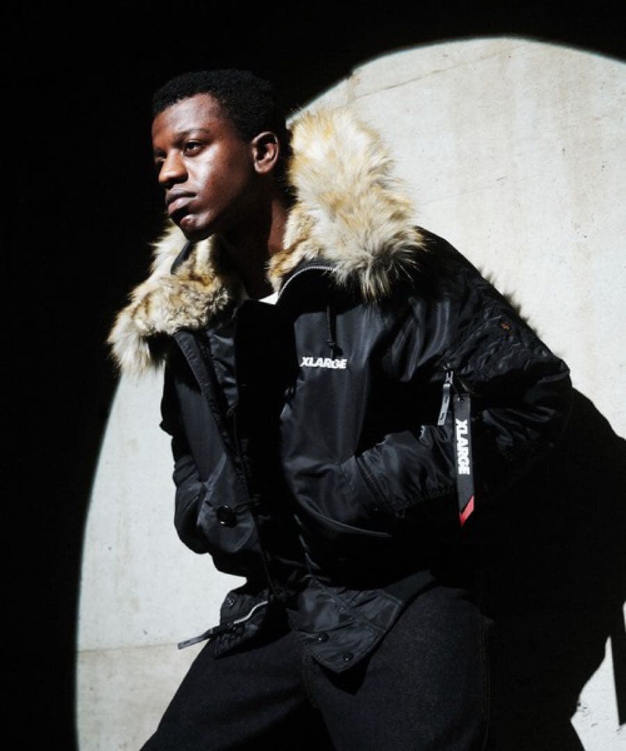 XLARGE×ALPHA INDUSTRIES N-2B フライトジャケット