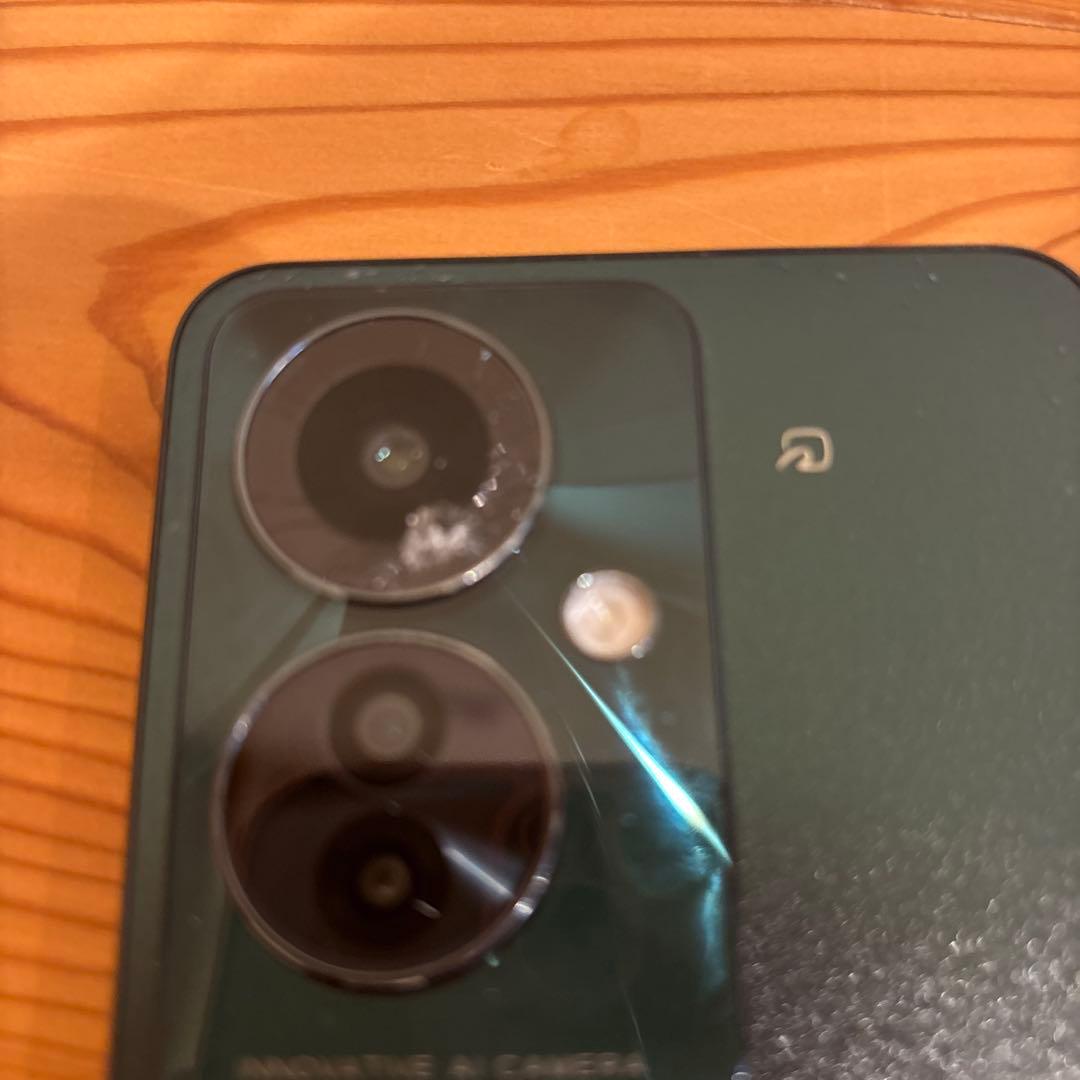 OPPO Reno 11a 本体 ダークグリーン microSD512G、ケース