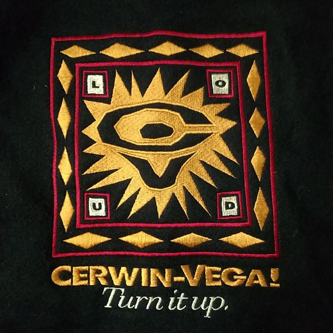 カナダ製 両面刺繍 企業ロゴ 袖レザー 裏地総柄 ウール スタジャン XL