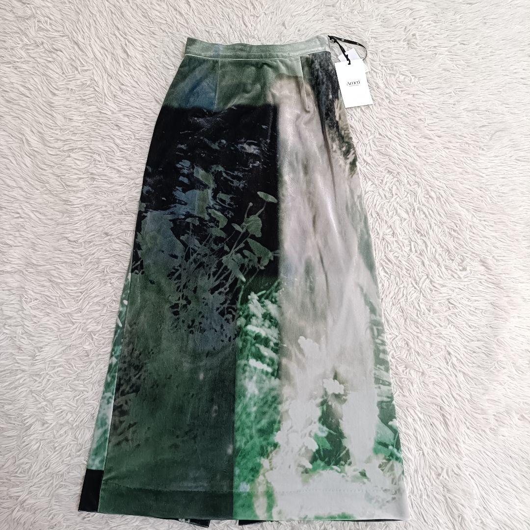 Silvia Conde Olivan×Ameri VELOUR SKIRT