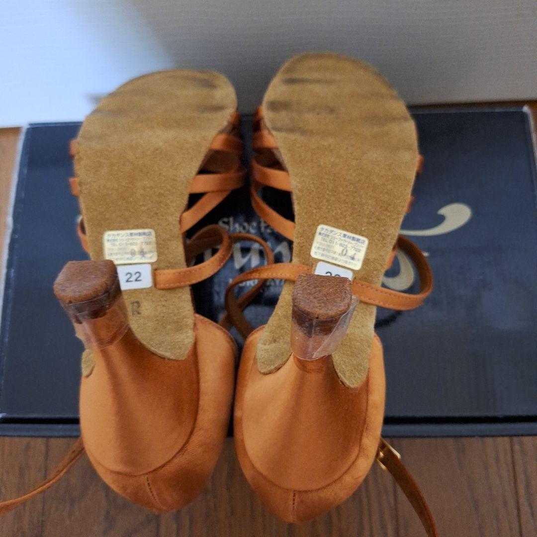 社交ダンスシューズ　 ラテン22㎝　R