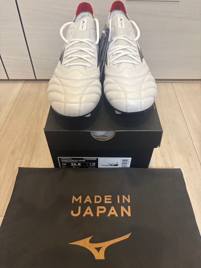 【えん】新品未使用 ミズノ モレリア ネオ4 β JAPAN 26.5cm