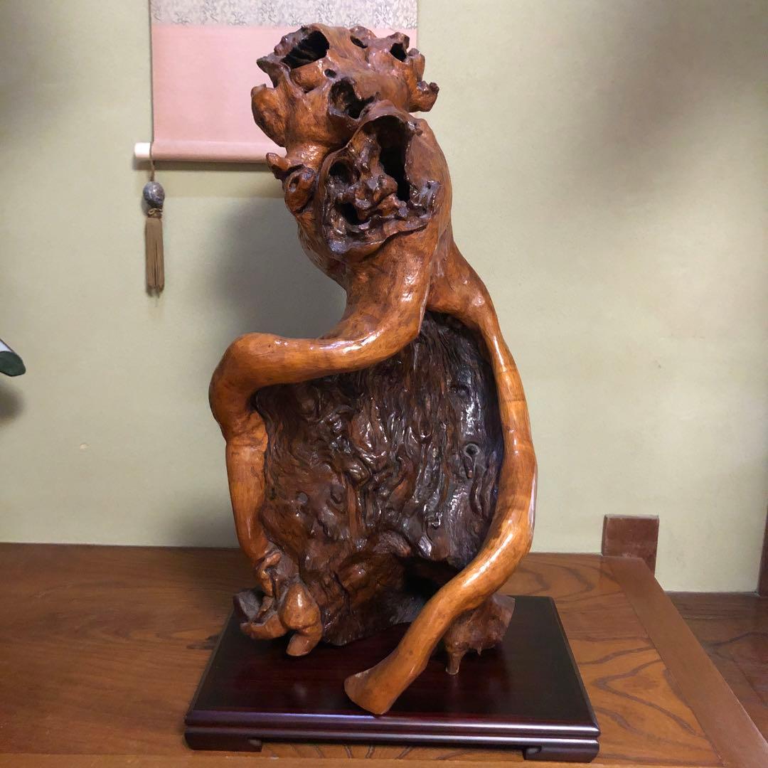 天然木 木の根っこ 置物 - メルカリ