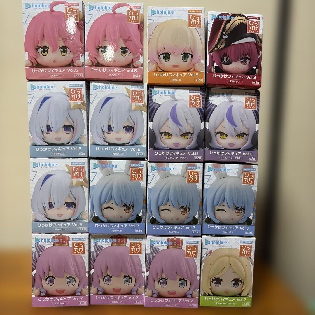ホロライブ ひっかけフィギュアVol.4〜7 16体セット - メルカリ