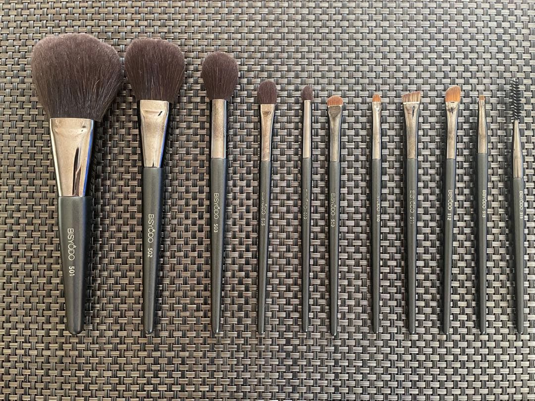 正規 ウエダ美粧堂 SHIORI化粧筆 11本セット メイクブラシセット 11本