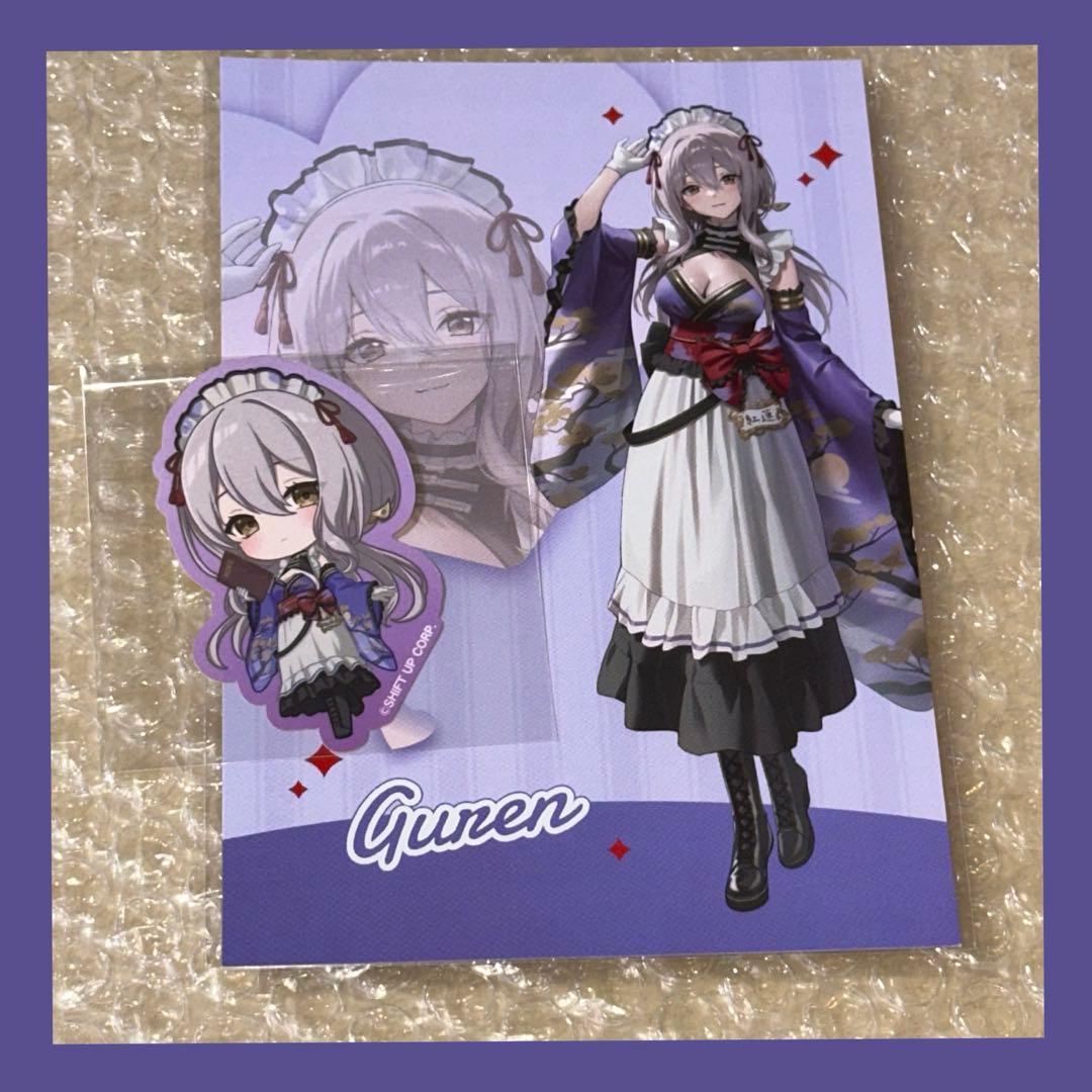 NIKKE ニケ コラボカフェ 特典 ステッカー ポストカード 紅蓮 - メルカリ