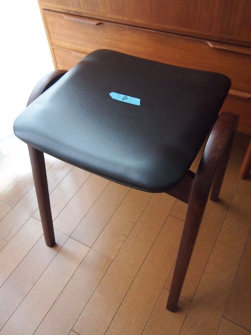 ららさん専用 ミナペルホネン 秋田木工 剣持スツールB タンバリン ハンドメイド