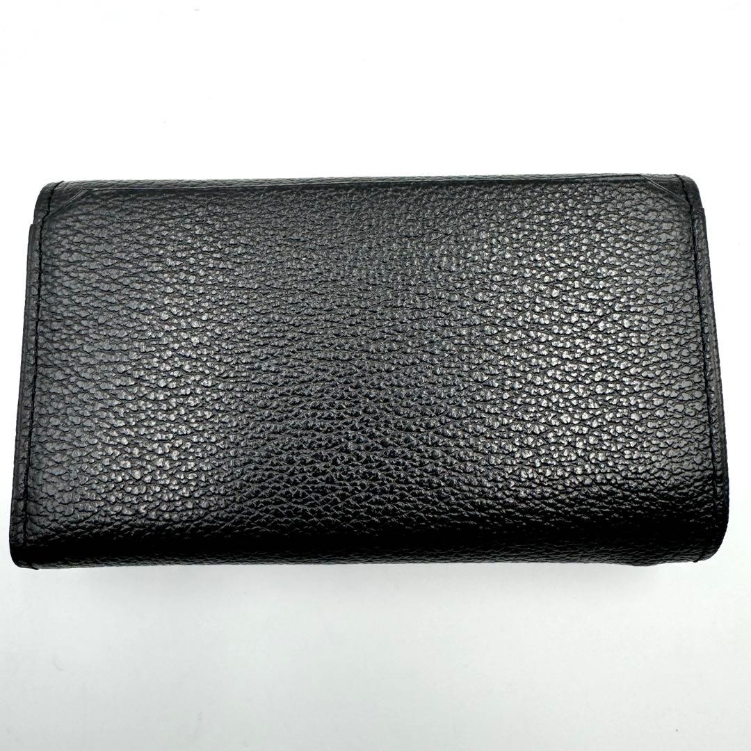 未使用品✨BURBERRY 5連キーケース　レザー　ブラック