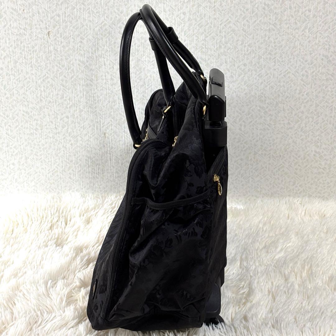 【美品】フェイラー　パラディス トローリーバッグ　キャリーバック　黒