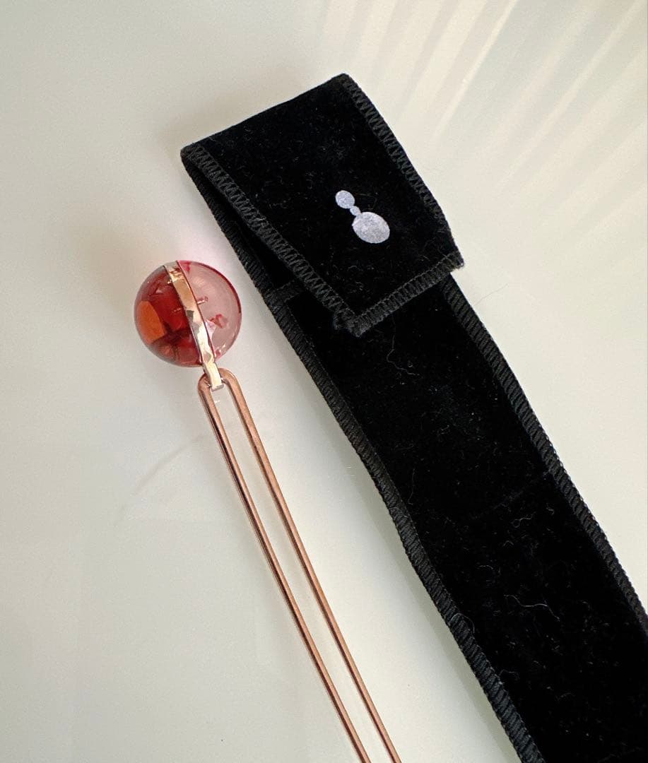 新品コレットマルーフのジェモロジーオーブヘアピン簪 THE HAIR BAR