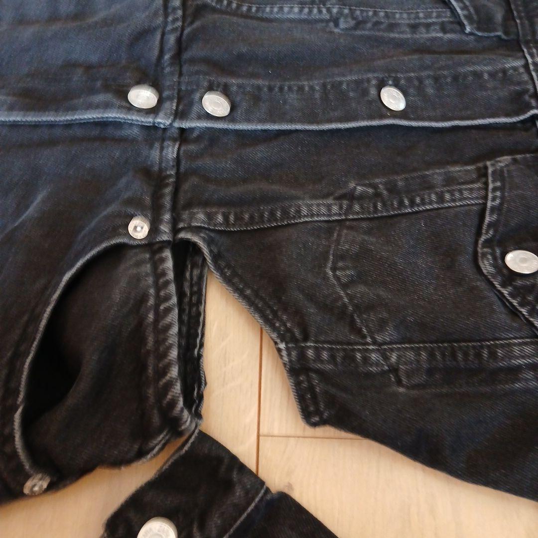 ZARA ダークブルー オールインワン