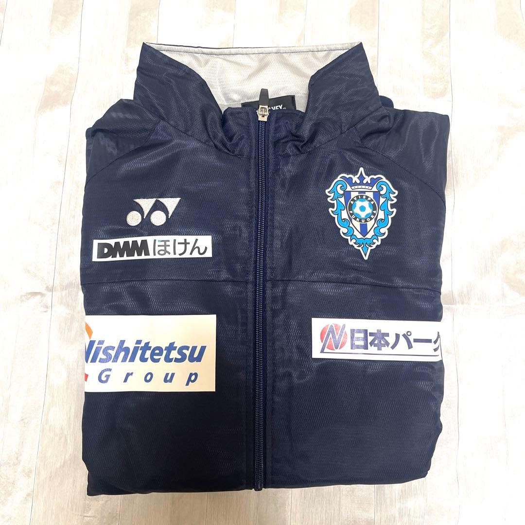 非売品 アビスパ福岡 ジップアップウォーマー ネイビー O 今年も白熱