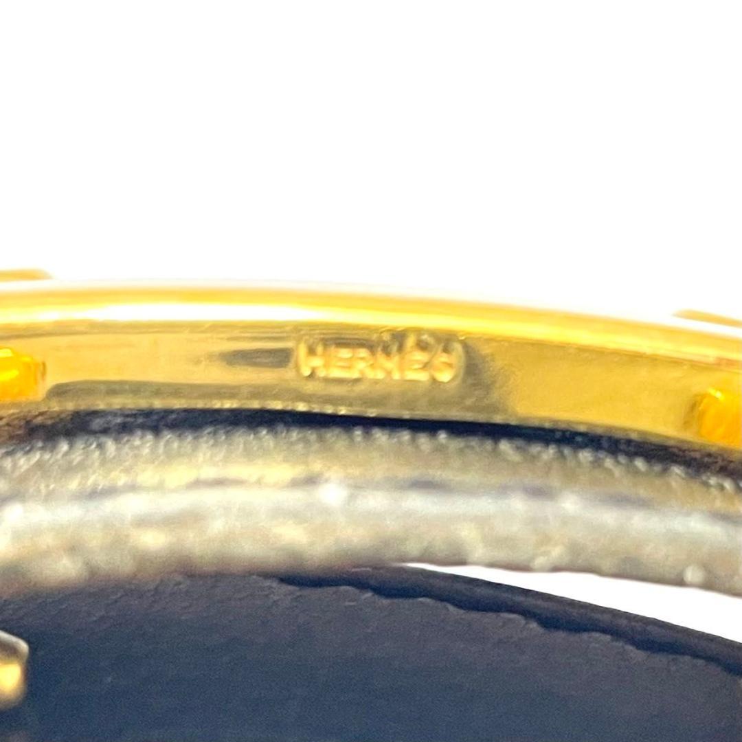 HERMES エルメス コンスタンス Hベルト レザー ブラックゴールド金具
