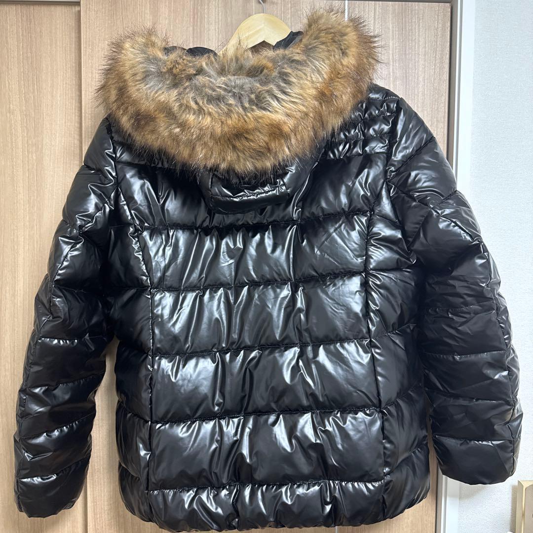 y2k ファー付き ダウンジャケット 光沢 平成 グランジ XL - メルカリ