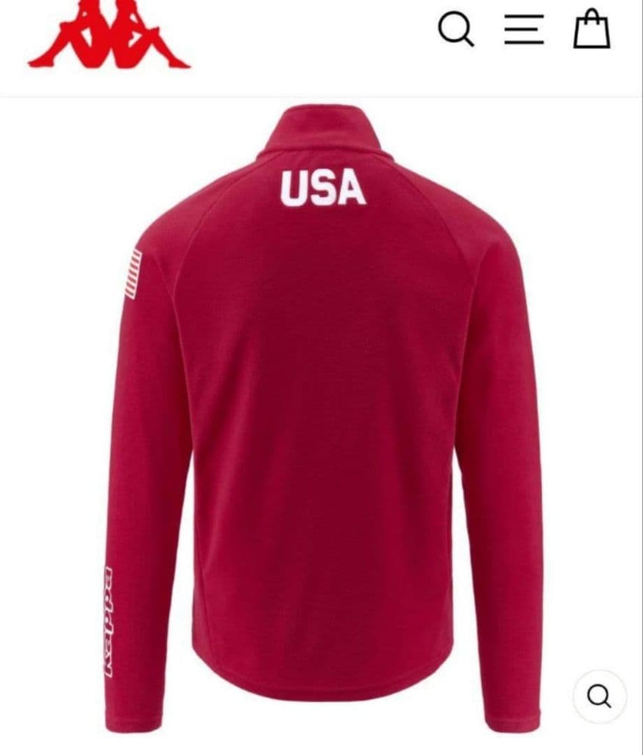 新品タグ付き Kappa USA Ski Team Model