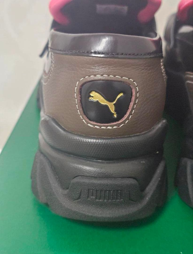 PUMA プーマ ローファー ブラック ピンク 23.5 スニーカーローファー