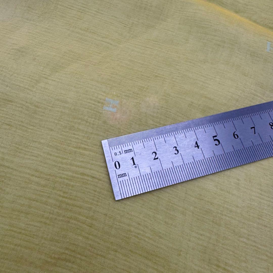 HERMES エルメス シルク フリンジ ストール ショール 無地 レディース