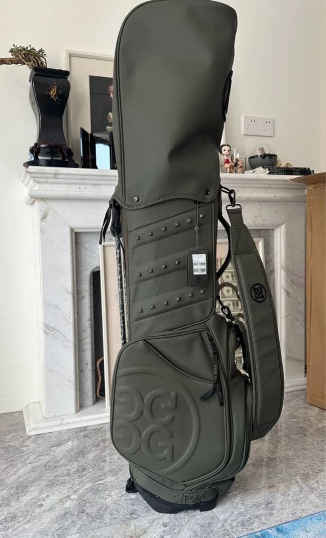 ジーフォア 男女兼用 キャディバッグ G/FORE ダークグリーン G/FORE