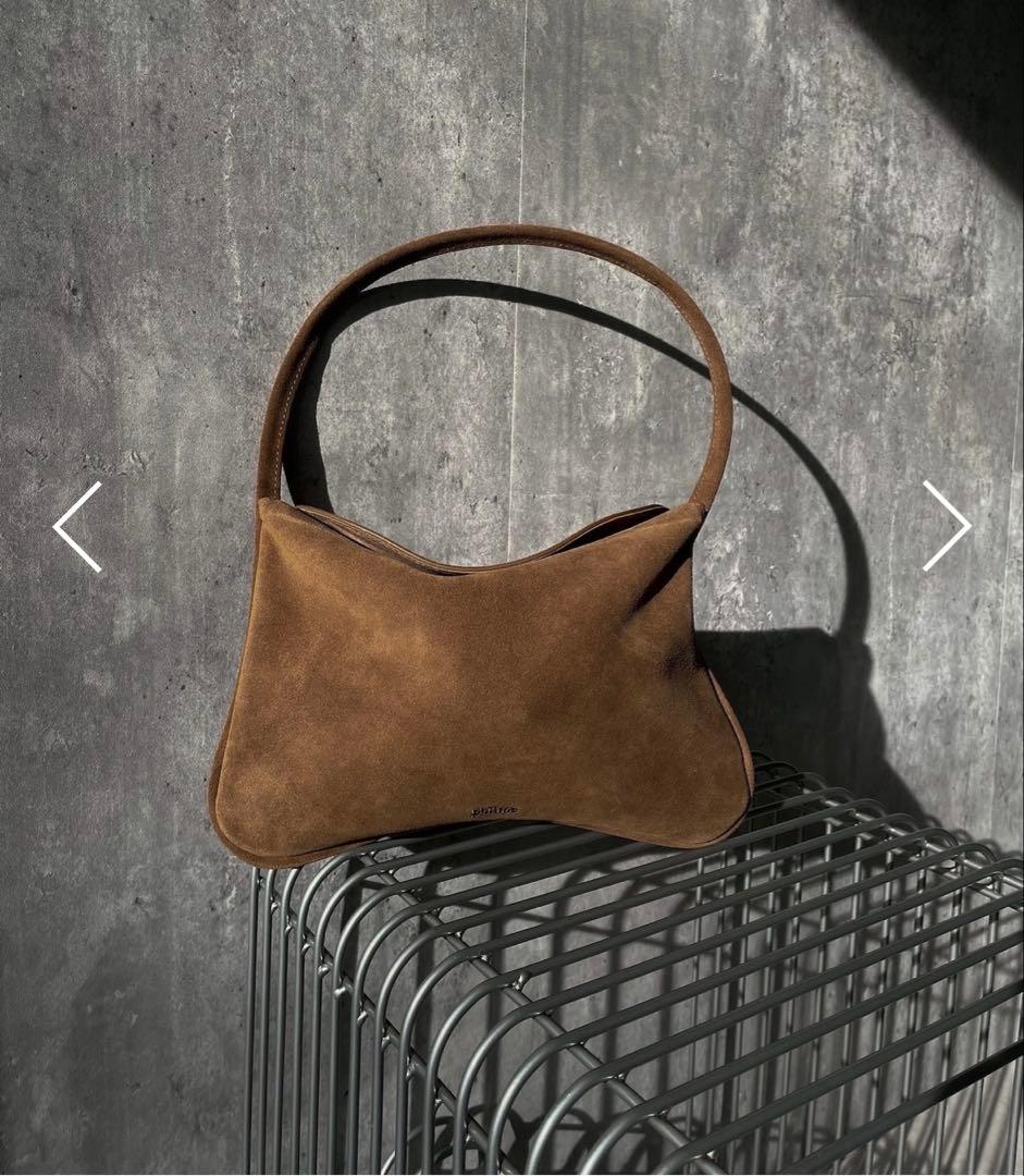 philme suede mini bag caramel brown大園桃子 - メルカリ