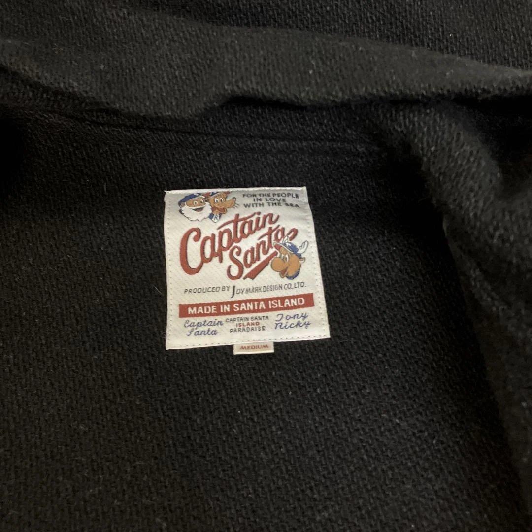 極美品】Captain Santa 希少デザイン 黒 ダッフルコート