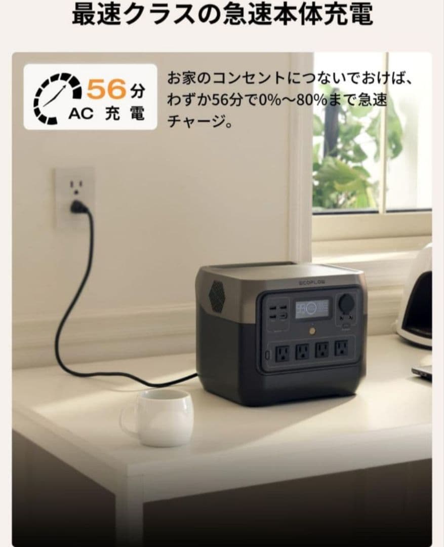 新品未開封 EcoFlow エコフロー ポータブル電源  2 Pro