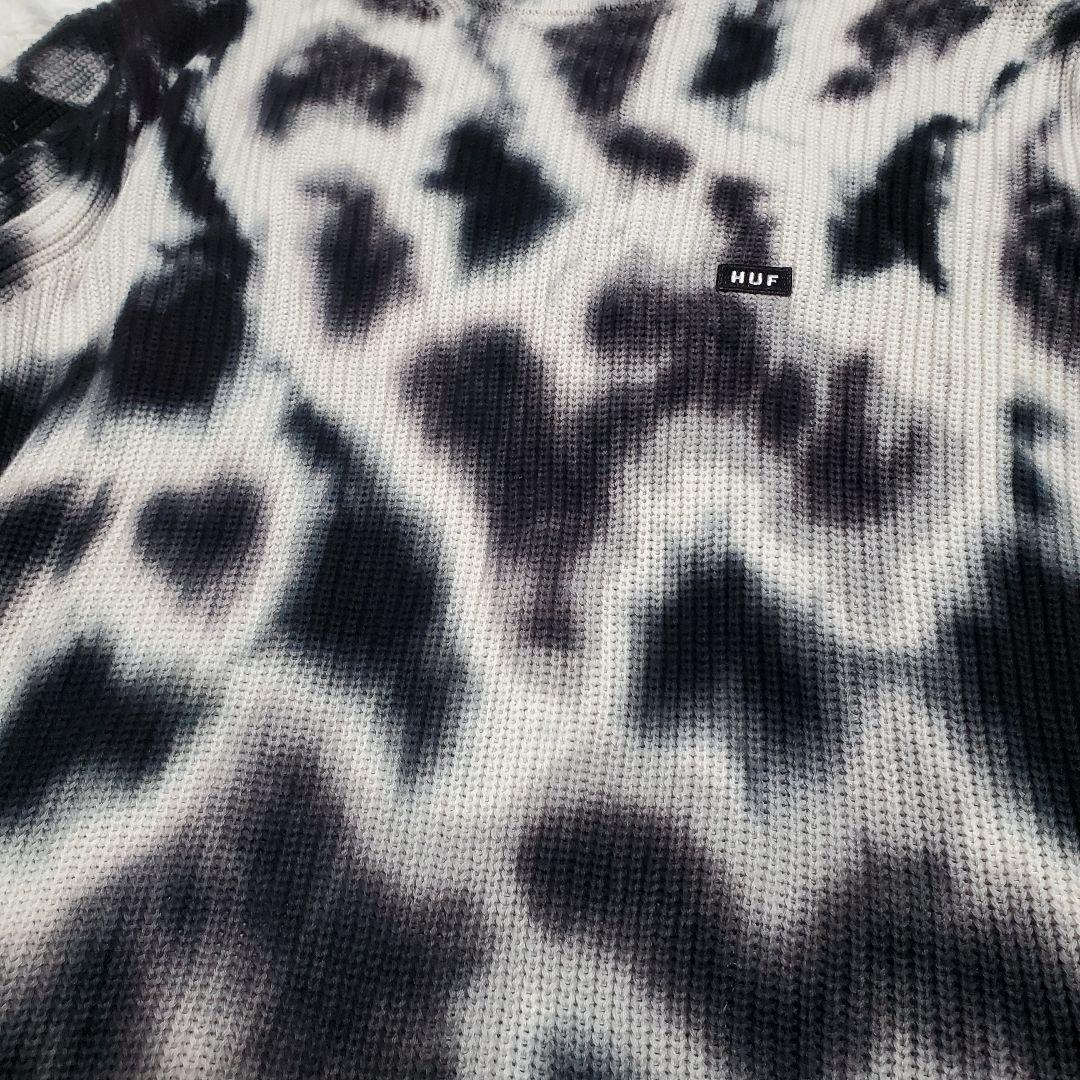 HUF　ハフ　タイダイ柄　ニット　セーター　L　22aw　しうまる様