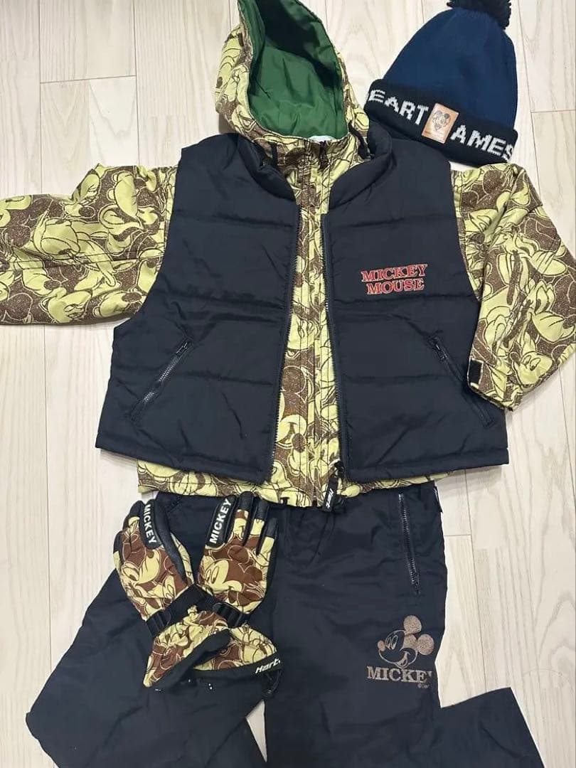 スキーウェア　130 ミッキー　ディズニー
