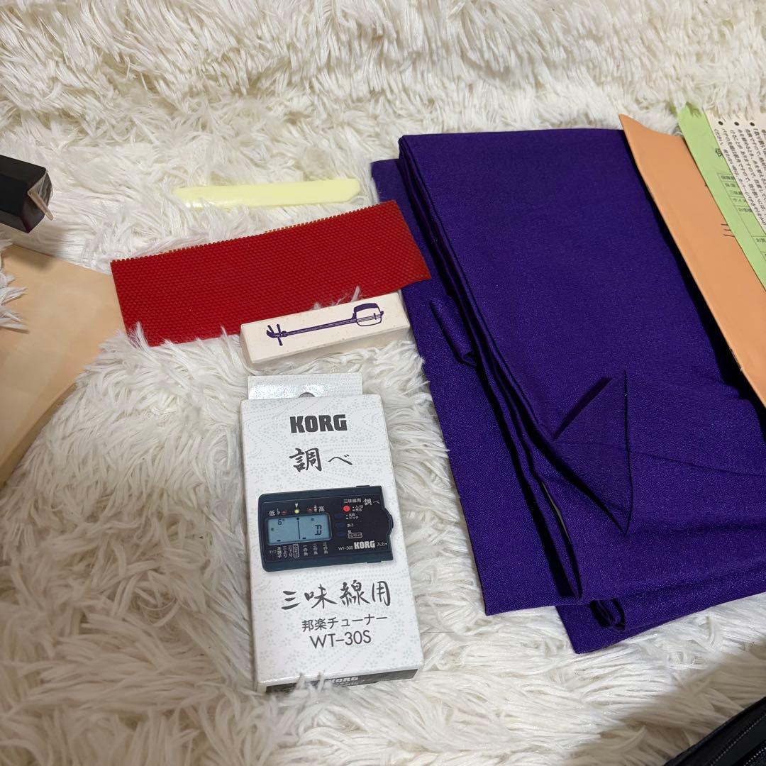 【美品】 日本和楽器製造 銀河印 津軽三味線 入門セット ケース付き