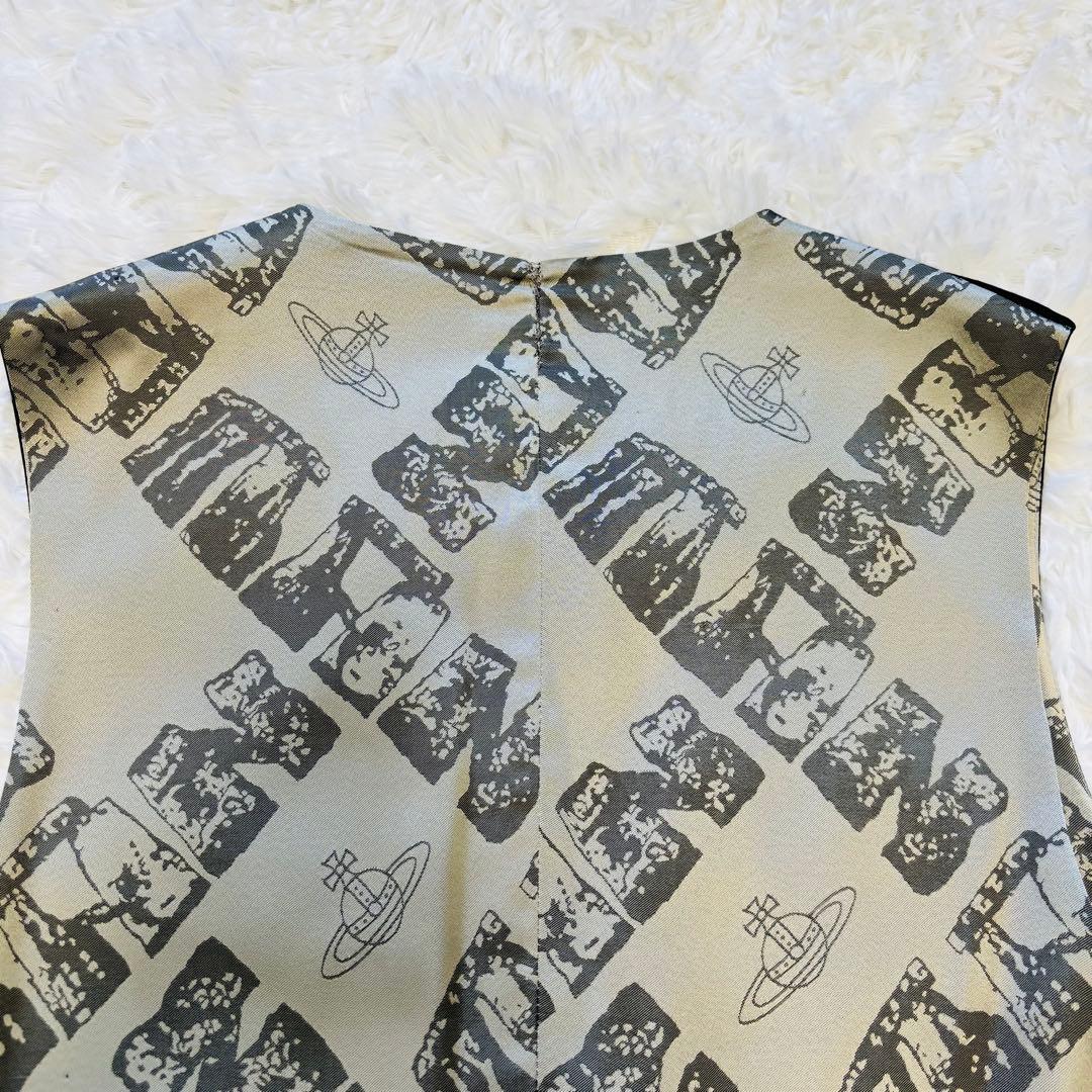 ヴィヴィアンウエストウッド マン ジレ ベスト 46 オーブ 総裏地 前