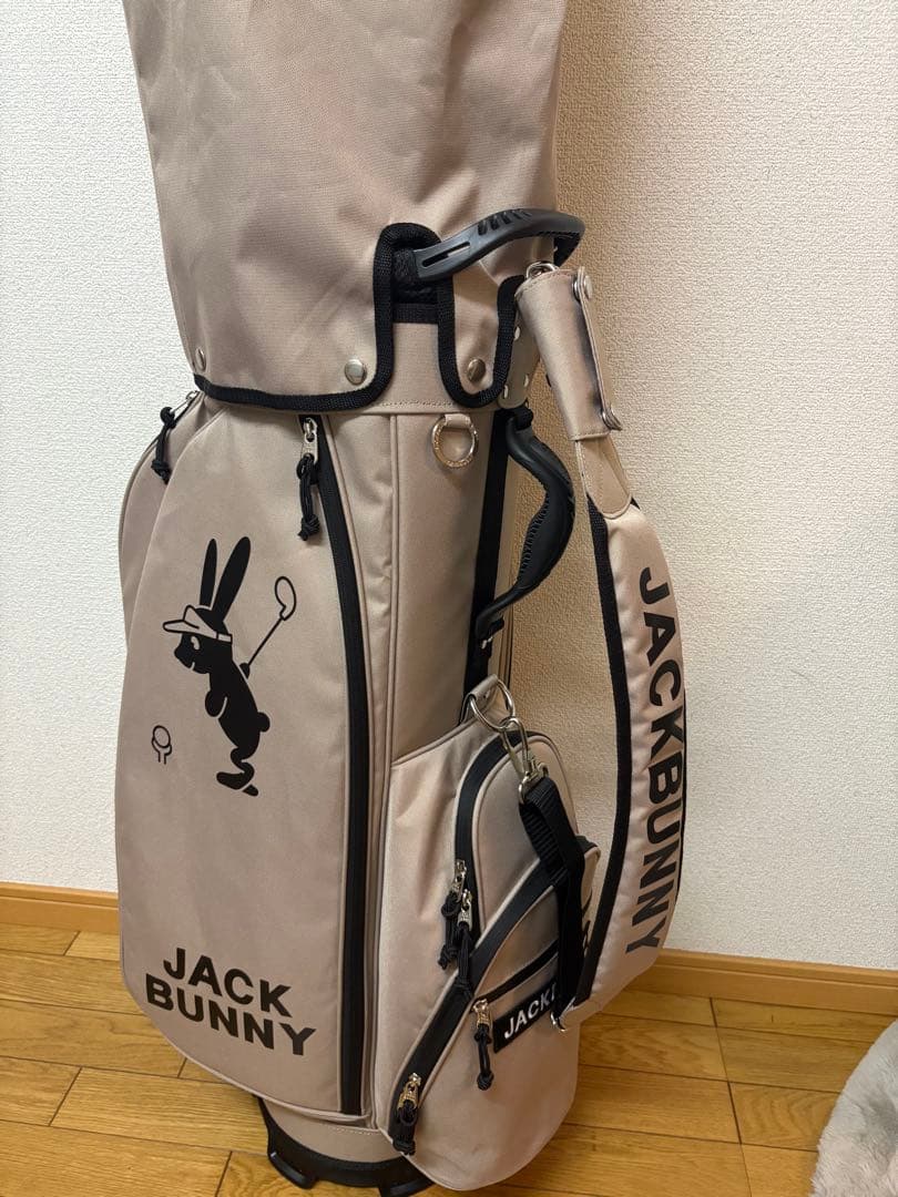 【JACK BUNNY!!】ゴルフ５限定 ジャックバニー キャディバッグベージュ