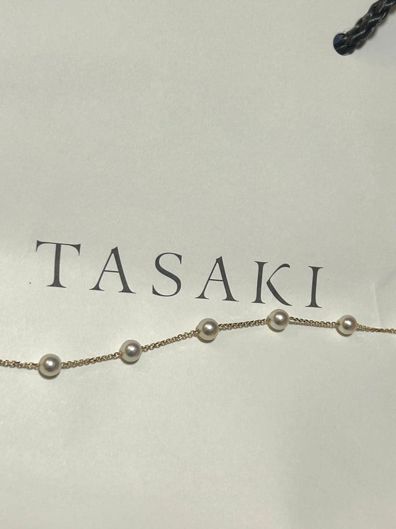 タサキ　tasaki アコヤ真珠　パールブレスレット