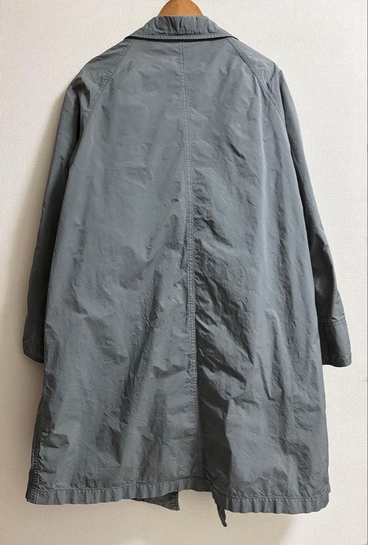 【ラスト】SCYE BASICS 高密度タフタ バルマカーンコート 38 グレー