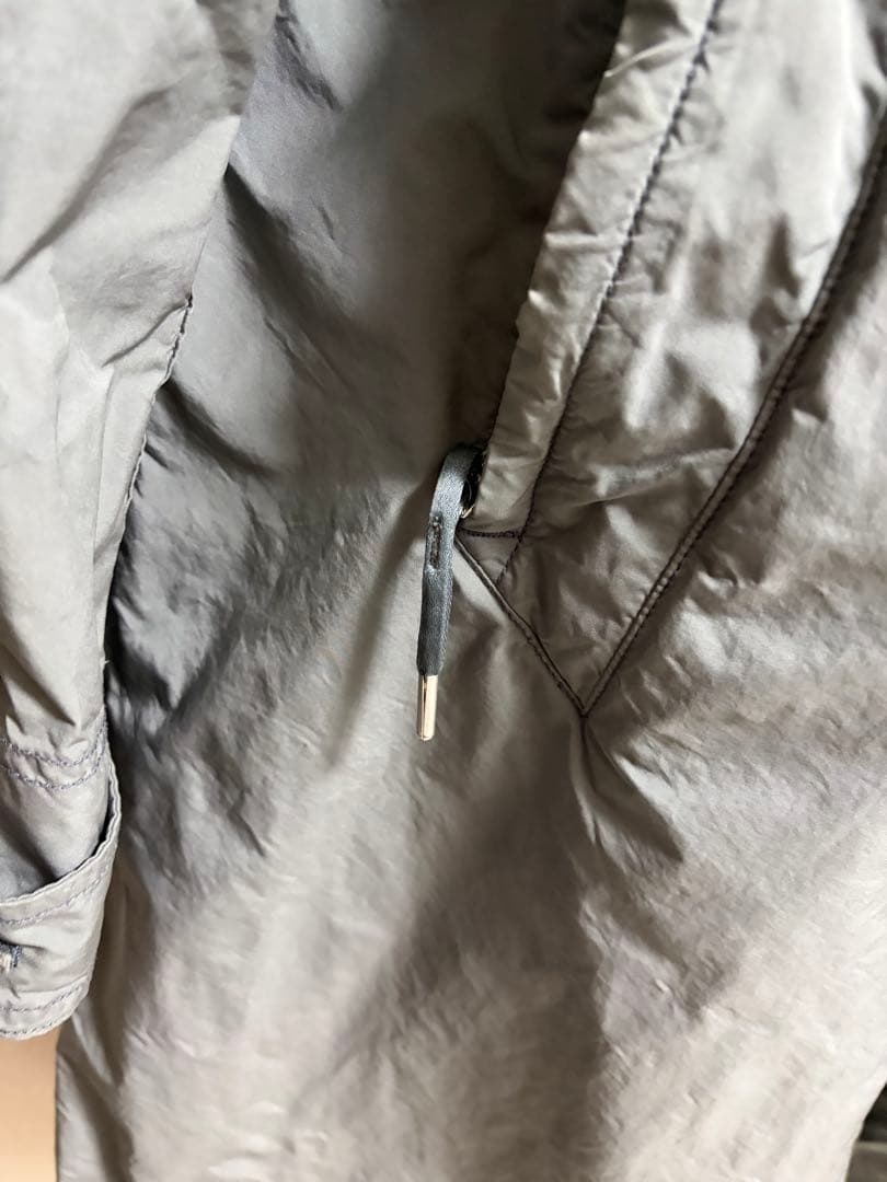 【ラスト】SCYE BASICS 高密度タフタ バルマカーンコート 38 グレー