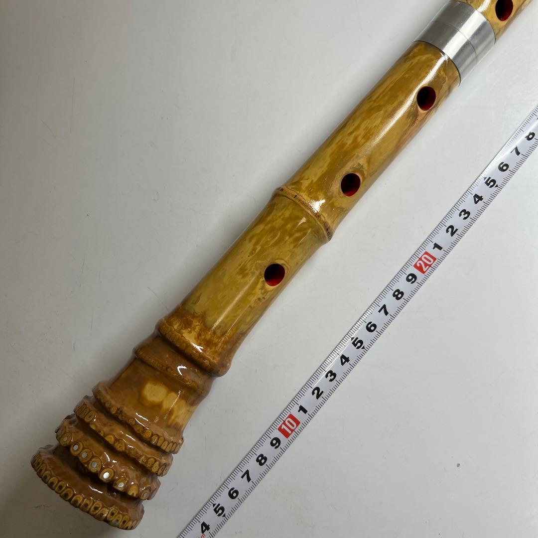 専用　出香作　尺八　共箱　約56㎝　東Y7-1218①