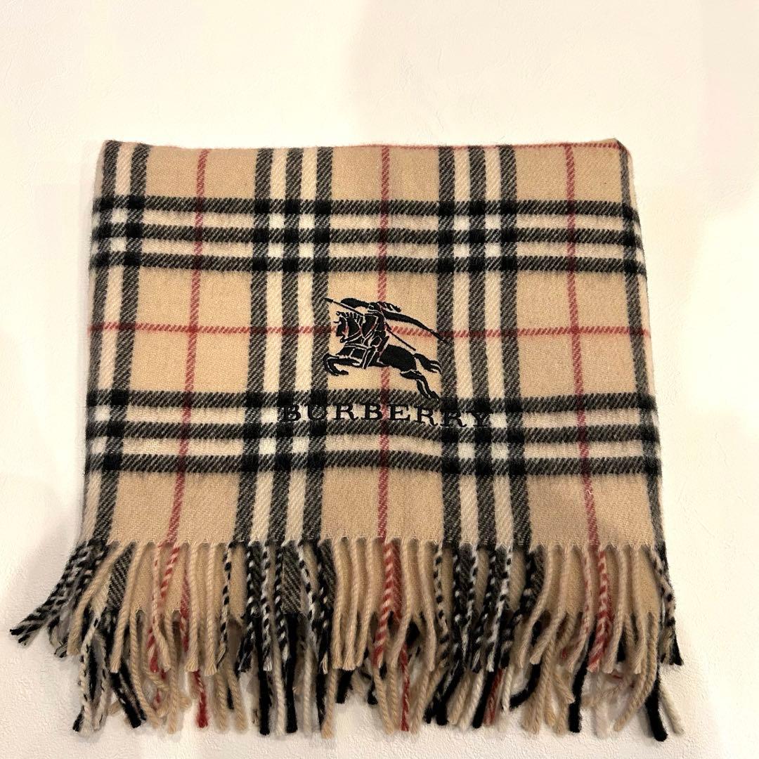 美品✨ バーバリーロンドン ブランケット ノバチェック 大判 ストール マフラー