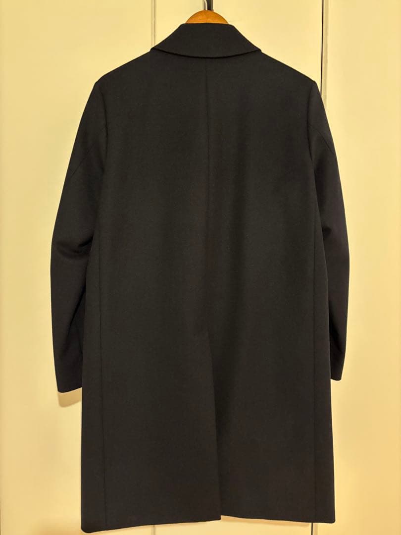 【美品】マッキントッシュフィロソフィー ステンカラーコート ネイビー 38